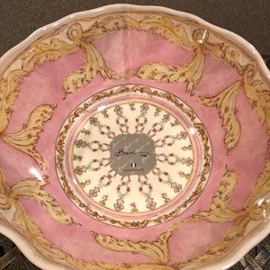 Baci Milano Melamine Fluted Serving Bowl - NWT